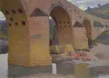 Alberto Micheli, Assisi- Ponte sul Tescio, 1921