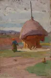 Nino Della Gatta, Contadina e pagliaio, 1917
