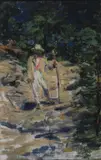 Ritratto di Alfredo Orlandini in Africa by Ernestina Schultze-Naumburg, oil on canvas, offered Feb 2019