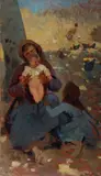 Francesco Gioli, Famiglia contadina