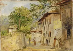 Levico by Telemaco Signorini, 1899, Sigla in basso a sinistra. Sul verso: firma e data., offered Feb 2019