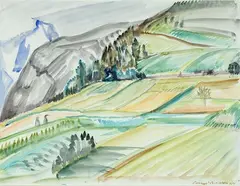 Pré Saint Didier by Ferruccio Ferrazzi, 1951, offered Dec 2018