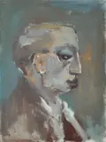 Ritratto di Longanesi by Mino Maccari, 1968, offered Dec 2018