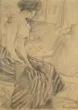 Mario Cavaglieri, Donna seduta