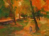 Paesaggio by Ugo Attardi, 1967, offered Dec 2018