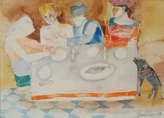 Banchetto by Franco Gentilini, 1968, offered Dec 2018