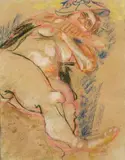 Fausto Pirandello, Donna che riposa al sole