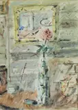 Rosa nella bottiglia by Filippo de Pisis, 1939, offered Dec 2018