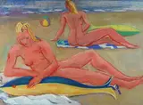 Moses Levy, Donne sulla spiaggia