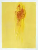 Piero Guccione, Studio per schiavo morente da Michelangelo, lithograph edita in occasione della
