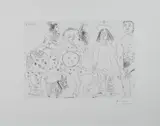 Au cirque. L’Ecuyerr brune by Pablo Picasso, 1967, Cachet della firma in basso a destra; tiratura in basso a sinistra. Bibliografia: G. Bloch Picasso Vol. II n°, offered Dec 2018
