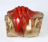 Vettor Pisani, Senza titolo, bronze dipinto