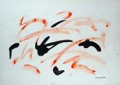 Composizione by Giulio Turcato, 1960, tempera on caroncino, offered Dec 2018