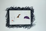 Franco Angeli, Famiglia pop, mixed media on paper