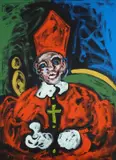 Cardinale by Tano Festa, offered Dec 2018
