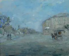 Milano Piazza Cavour by Luigi Mantovani, offered Dec 2018