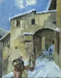 Arcangelo Salvarani, Scorcio di paese