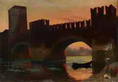 Verona by Max Nathan, Sigla in basso a sinistra., offered Dec 2018