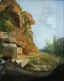Salvatore Fergola, Paesaggio roccioso