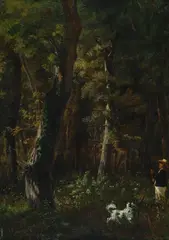 Filippo Palizzi, Figura nel bosco