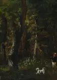 Filippo Palizzi, Figura nel bosco