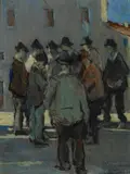 Uomini al mercato by Ludovico Tommasi, offered Dec 2018