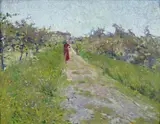 Strada di campagna con figure by Ludovico Tommasi, offered Dec 2018