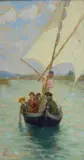 Gita in barca a Bocca d'Arno by Francesco Gioli, offered Dec 2018