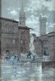 Adolfo Scarselli, Piazza Signoria