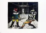 Il Capitano e Truffaldino by Franco Gentilini, 1978, offered Oct 2018