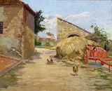 Arturo Pagliai, Scorcio di cascinale a Mezzomonte