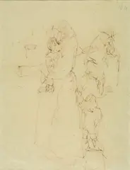 Figure by Lorenzo Viani, Sul verso: timbro Galleria Navicella, offered Oct 2018