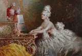 Juan Pablo Salinas Teruel, Donna alla spinetta