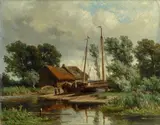 Jan Willem van Borselen, Paesaggio fluviale