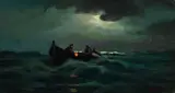 Barca nella tempesta by Renuccio Renucci, offered Oct 2018