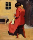 La ricamatrice by Paulo Ghiglia, 1926, offered Oct 2018