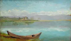 Massaciuccoli by Eugenio Cecconi, offered Oct 2018