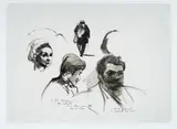 Studio di figure by Pietro Annigoni, 1957, offered Oct 2018