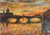 Ponte alla Carraia by Guido Borgianni, 1968, offered Oct 2018