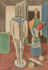 Manichini, 1917 by Carlo Carrà, offered Oct 2018