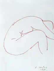 Nudo by Primo Conti, 1981, offered Oct 2018