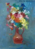 Vaso con fiori by Osman Lorenzo De Scolari, offered Oct 2018