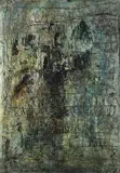Remo Gordigiani, Composizione (Motivo romantico), 1962, Sul verso: firma