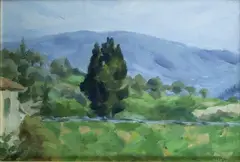 Paesaggio by Nelusco Sarti, 1975, offered Oct 2018
