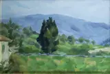 Nelusco Sarti, Paesaggio, 1975
