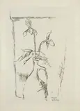 Bruno Rosai, Vaso con fiore, 1963