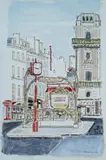 Metro a Parigi by Orfeo Tamburi, offered Oct 2018