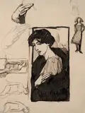 Federigo Angeli, Studio di figura femminile