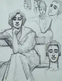 Federigo Angeli, Studio per ritratto (da Corcos)