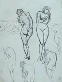 Federigo Angeli, Studio per nudi